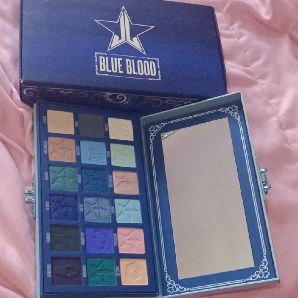Jeffree Star Blue Blood Palette with Blues and Greens